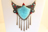 Turquoise, Statement Necklace & Earrings Set